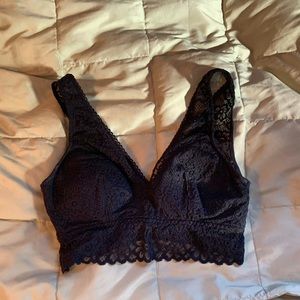 Lacey black bralette